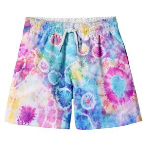 Stella Cove NWT Boys Tie Dye Print Elastic Drawstring Waist Swim Trunks Size 14Y